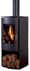 Nectre N60 Freestanding Wood Fire - Curved Sides - Image 2