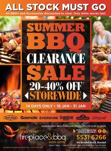 Bbq Clearance Sale Gold Coast Fireplace And Bbq Super Centre