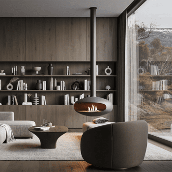 Iconic 900 Hanging Ethanol Fireplace - Image 3