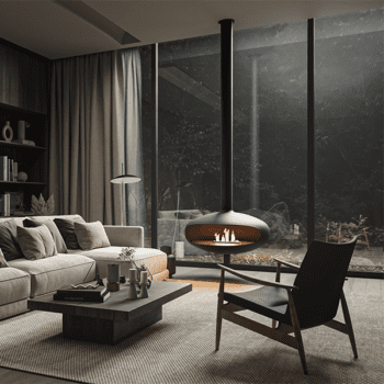 Iconic 900 Hanging Ethanol Fireplace - Image 4