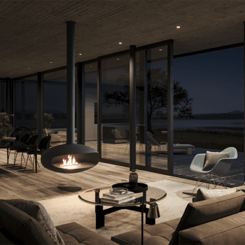 Iconic 900 Hanging Ethanol Fireplace - Image 2
